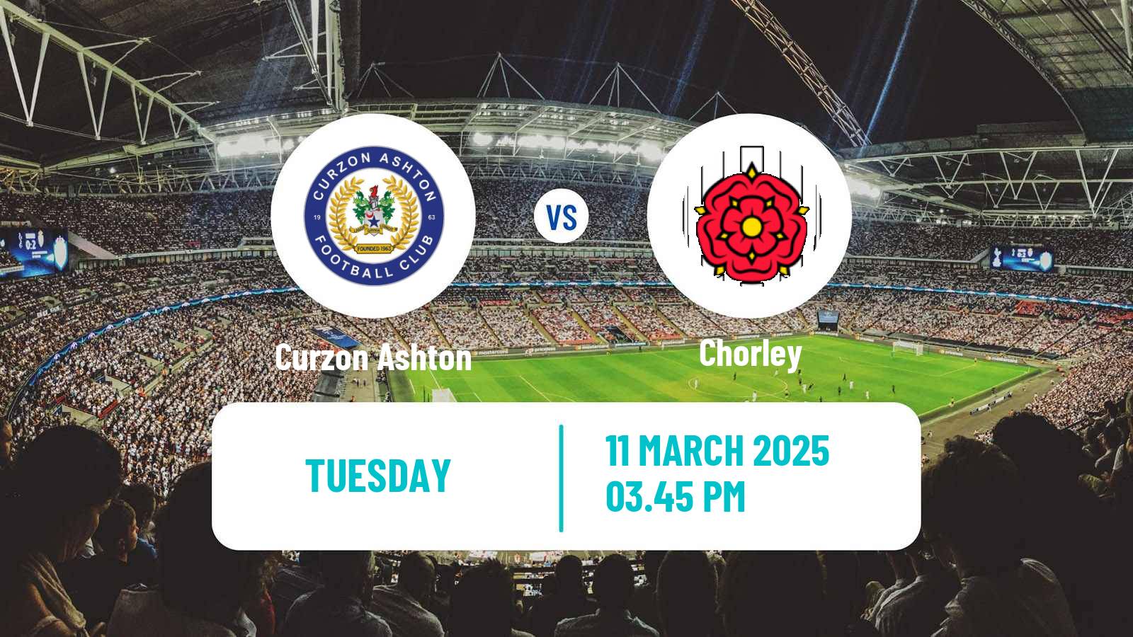 Soccer English National League North Curzon Ashton - Chorley