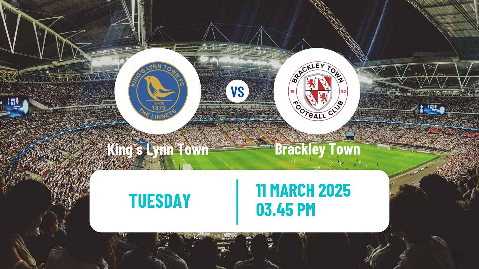 Soccer English National League North King`s Lynn Town - Brackley Town