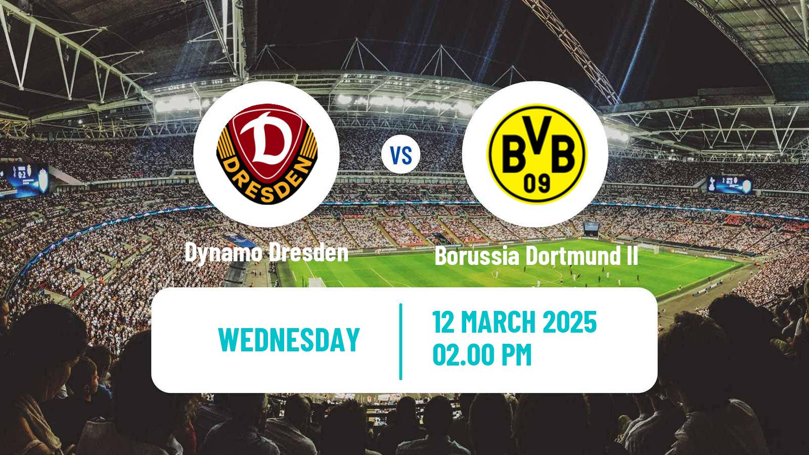 Football German 3 Bundesliga Dynamo Dresden - Borussia Dortmund II