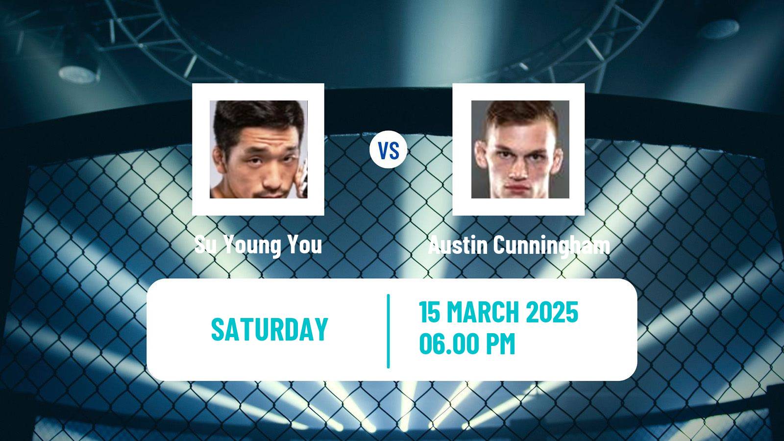 MMA Bantamweight UFC Men Su Young You - Austin Cunningham
