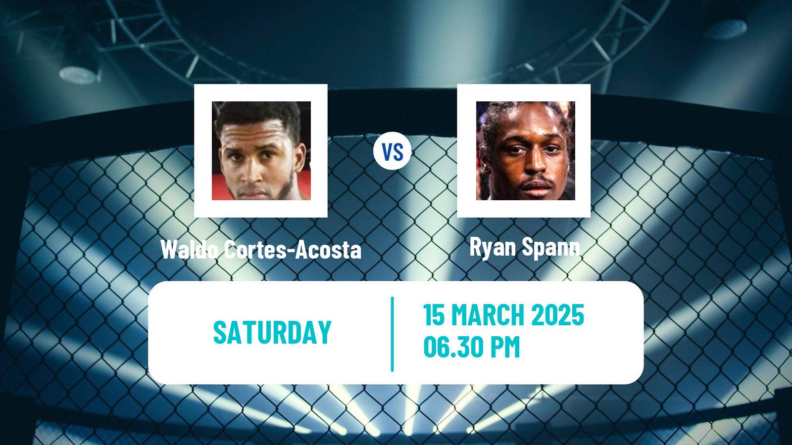 MMA Heavyweight UFC Men Waldo Cortes-Acosta - Ryan Spann