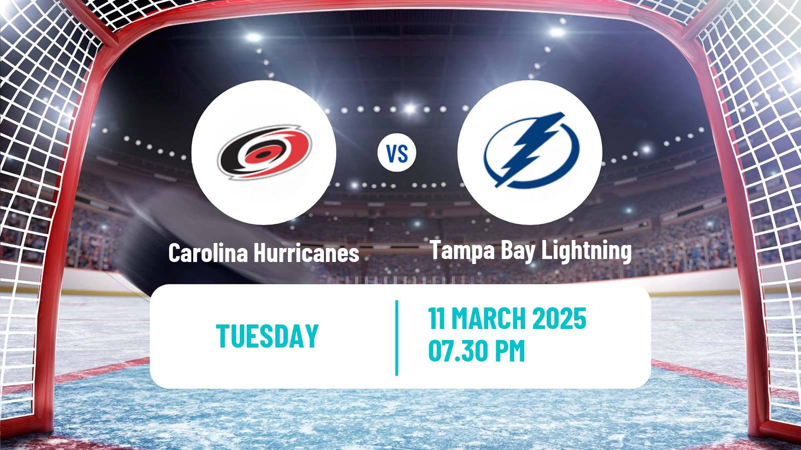 Hockey NHL Carolina Hurricanes - Tampa Bay Lightning