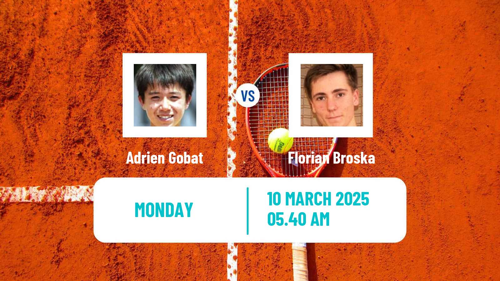 Tennis Cherbourg Challenger Men Adrien Gobat - Florian Broska
