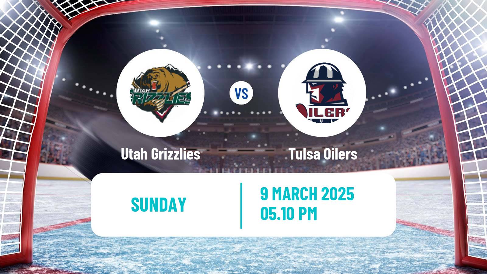 Hockey ECHL Utah Grizzlies - Tulsa Oilers