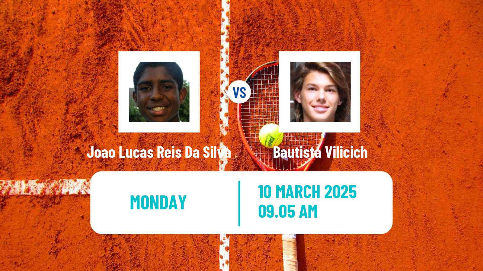 Tennis Santiago Challenger Men Joao Lucas Reis Da Silva - Bautista Vilicich
