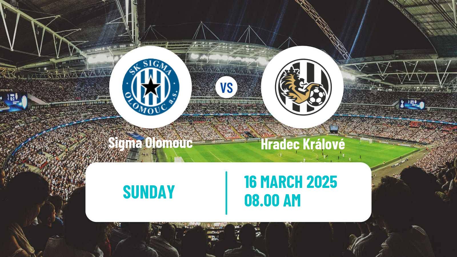 Soccer Czech 1 Liga Sigma Olomouc - Hradec Králové