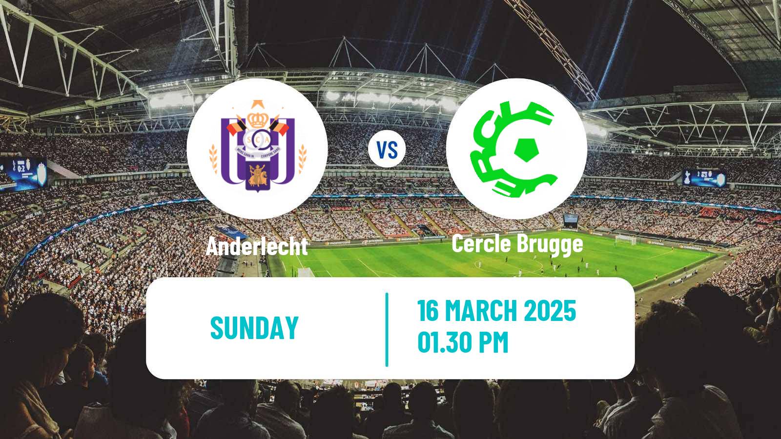 Soccer Belgian Jupiler Pro League Anderlecht - Cercle Brugge