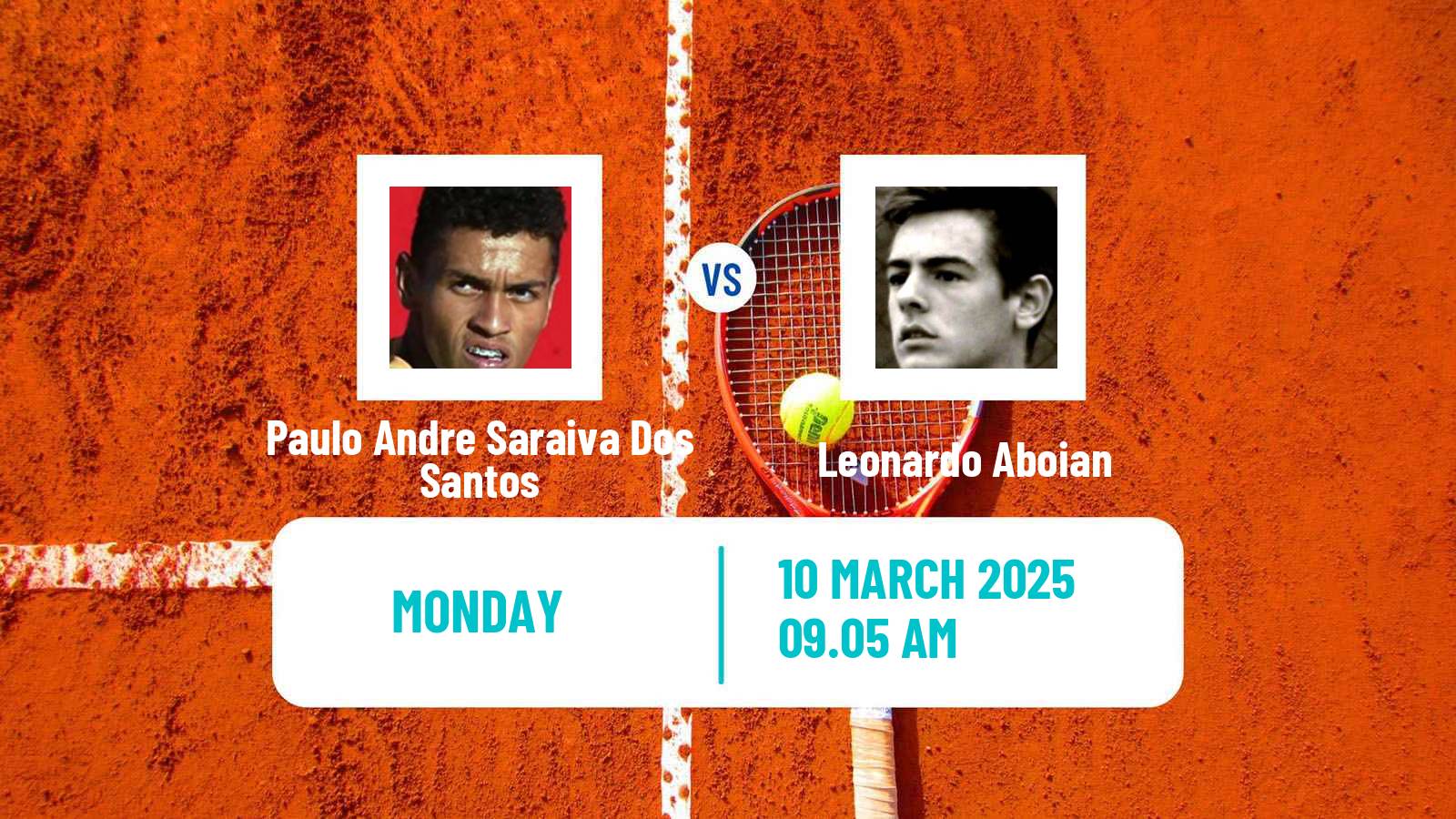 Tennis Santiago Challenger Men Paulo Andre Saraiva Dos Santos - Leonardo Aboian