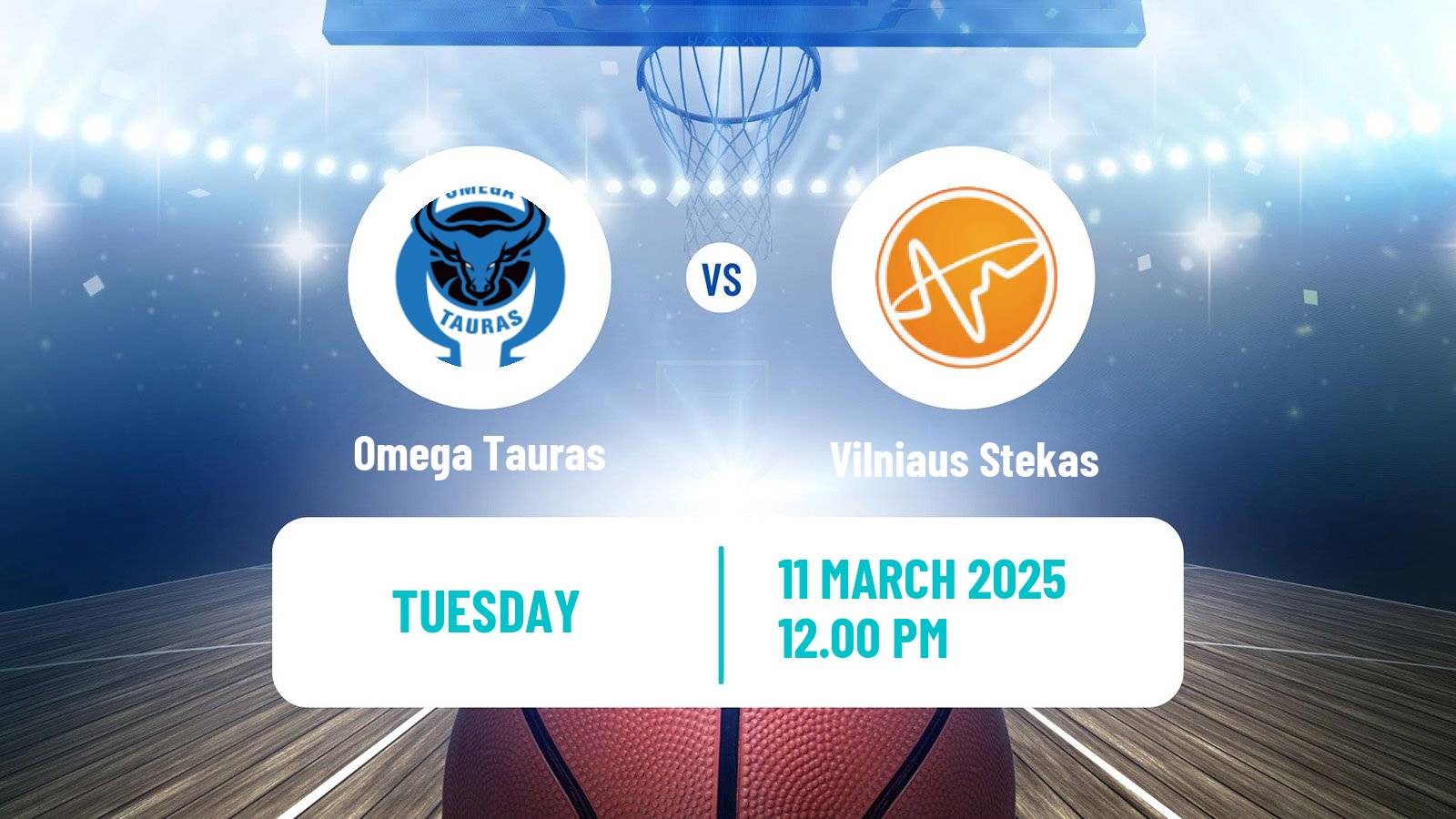 Basketball Lietuvos NKL Omega Tauras - Vilniaus Stekas