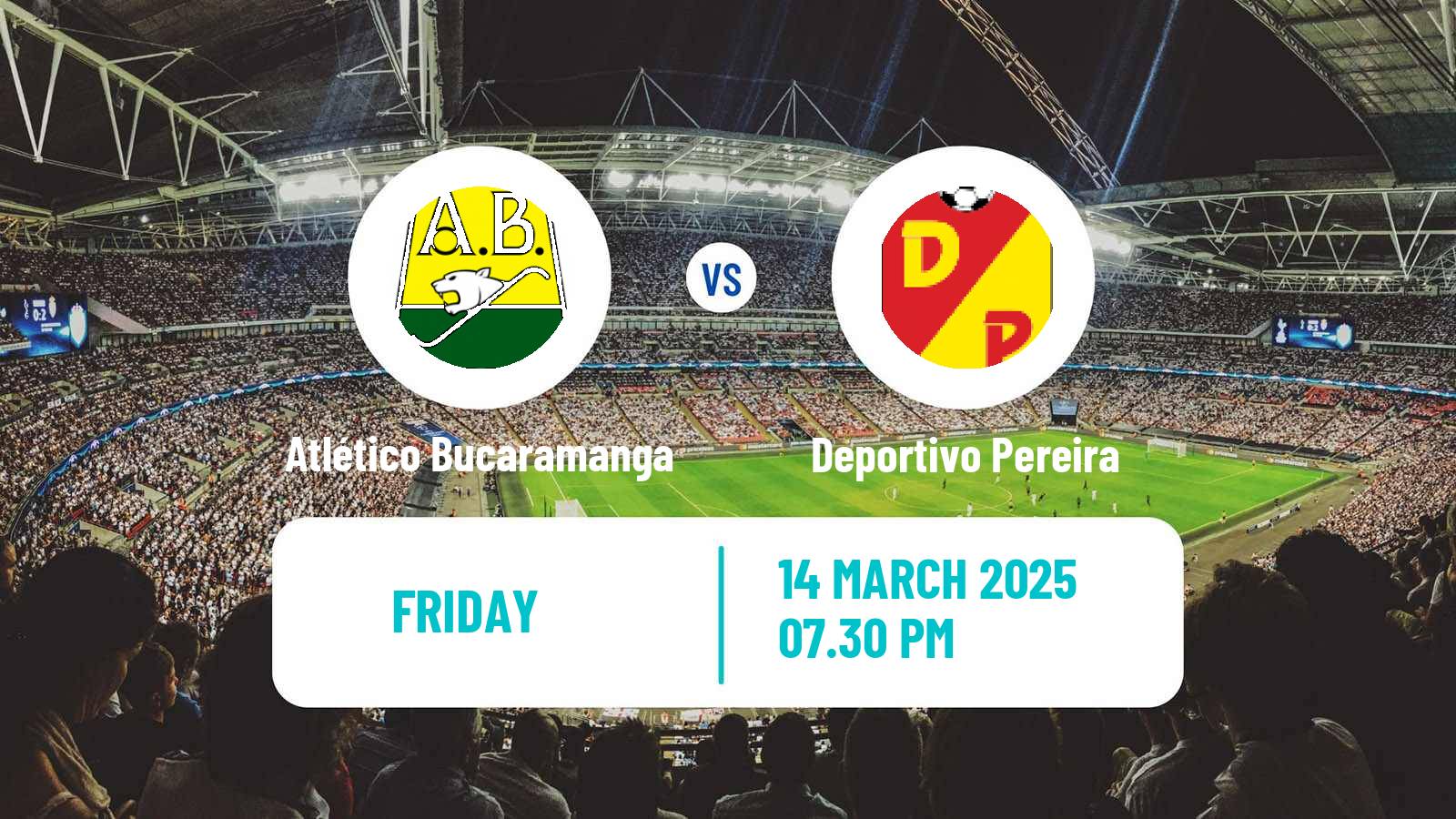 Soccer Colombian Primera A Atlético Bucaramanga - Deportivo Pereira