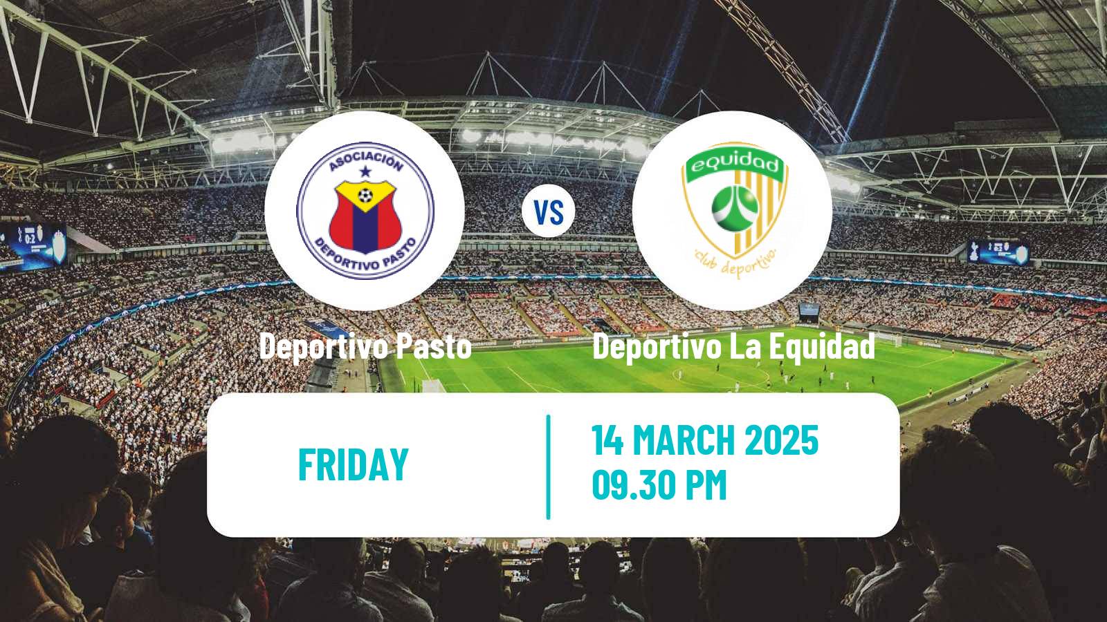 Soccer Colombian Primera A Deportivo Pasto - Deportivo La Equidad