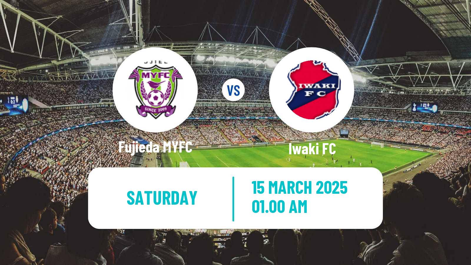 Soccer Japan J2 League Fujieda MYFC - Iwaki