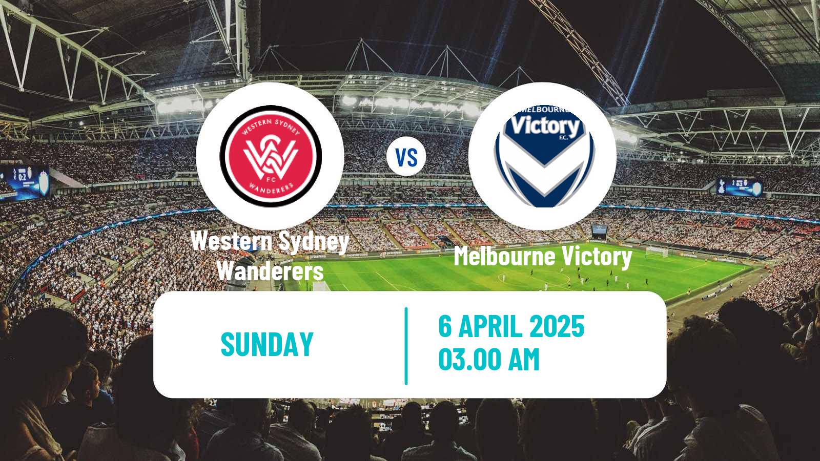 Soccer Australian A-League Women Western Sydney Wanderers - Melbourne Victory