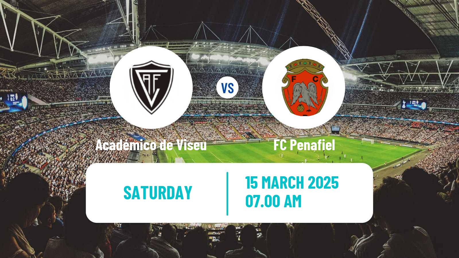 Soccer Portuguese Liga 2 Académico de Viseu - Penafiel