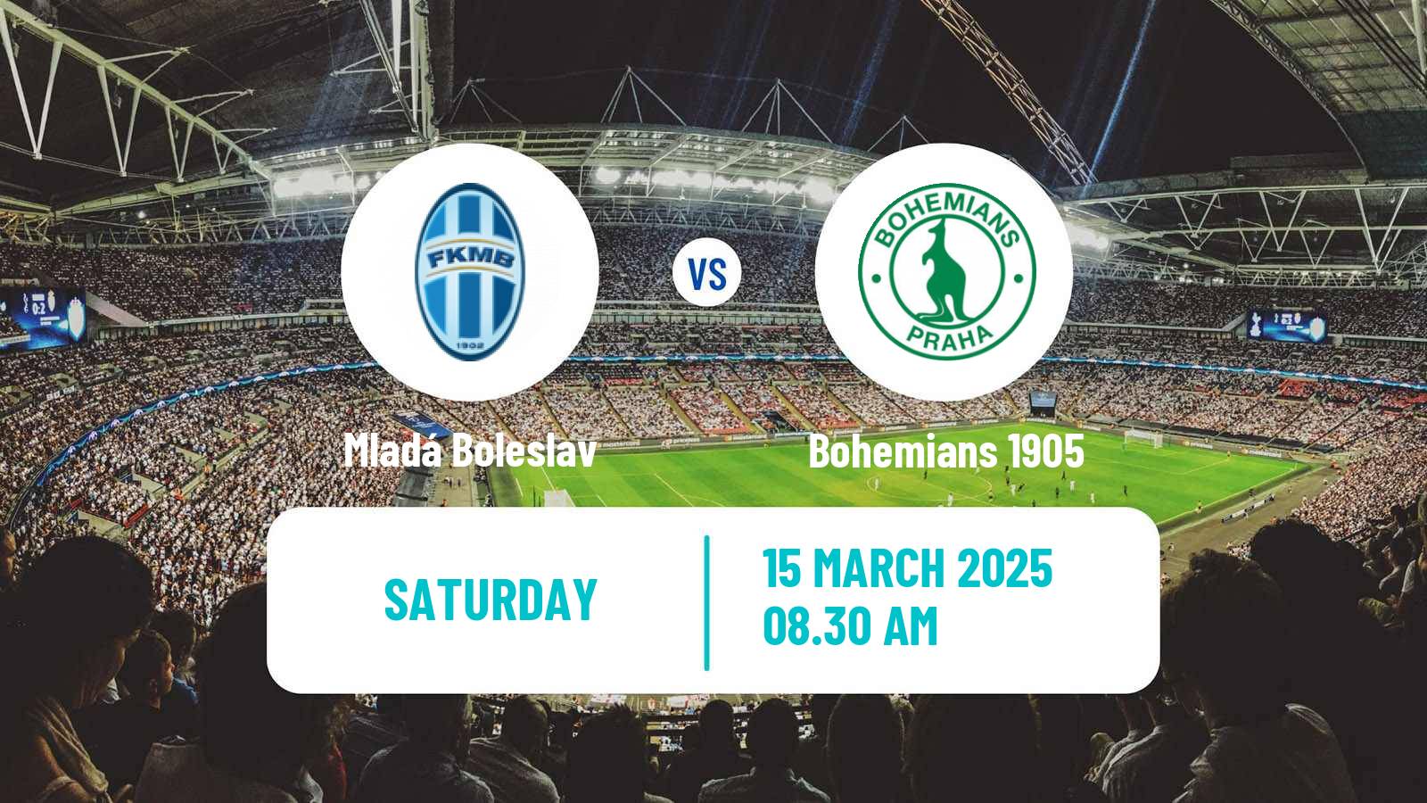 Soccer Czech 1 Liga Mladá Boleslav - Bohemians 1905