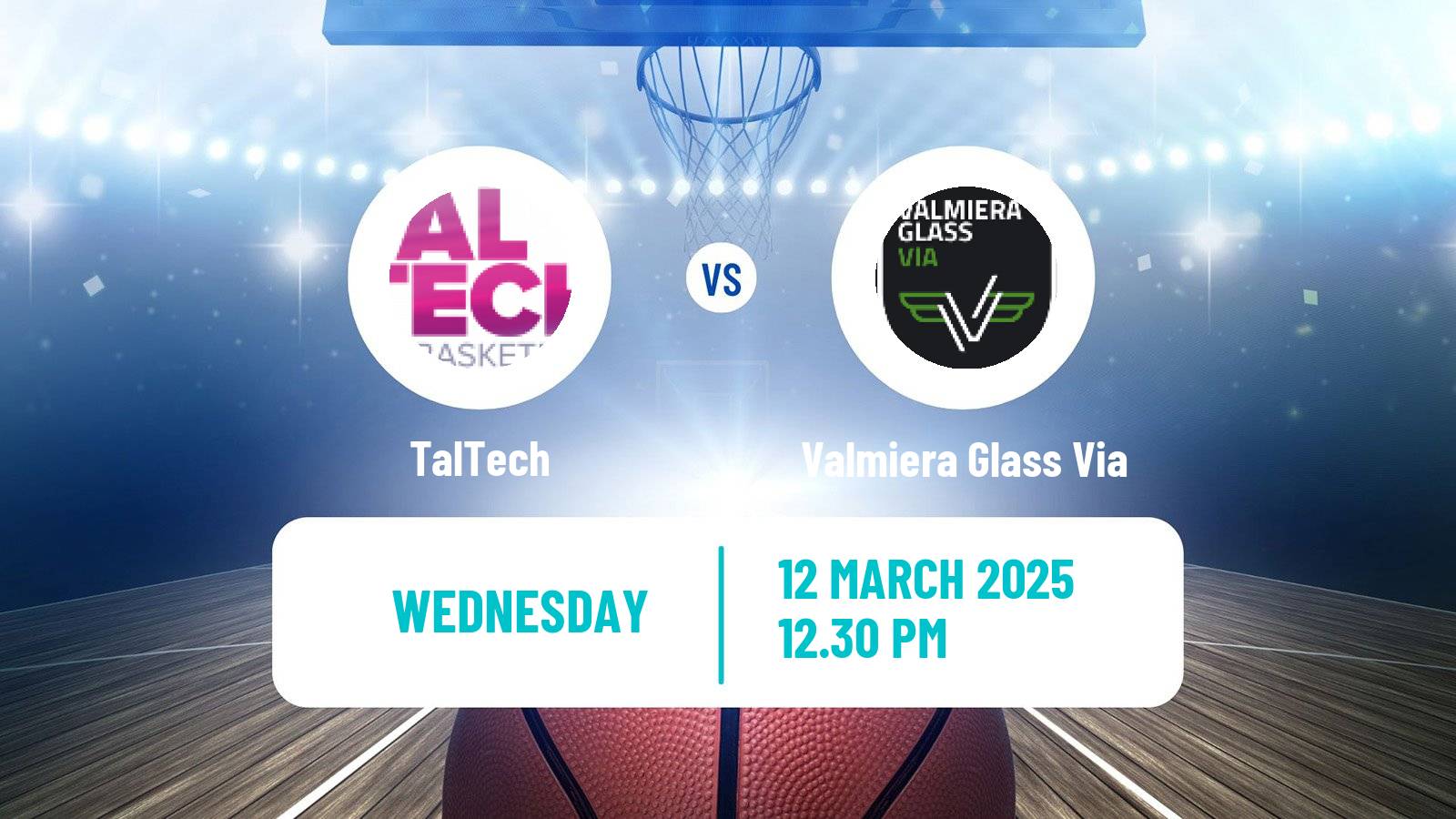 Basketball Estonian–Latvian Basketball League TalTech - Valmiera Glass Via