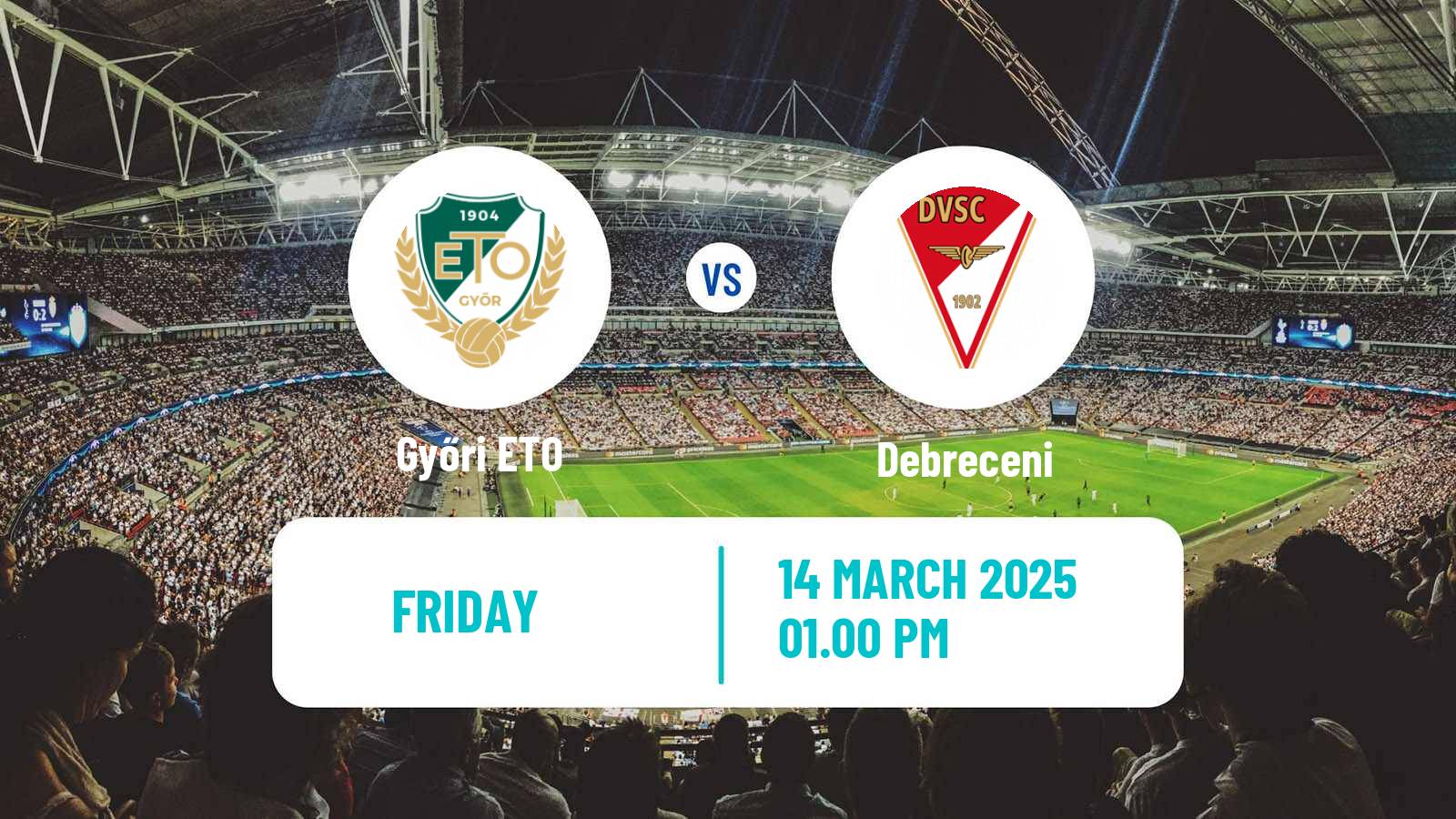 Soccer Hungarian NB I Győri ETO - Debreceni