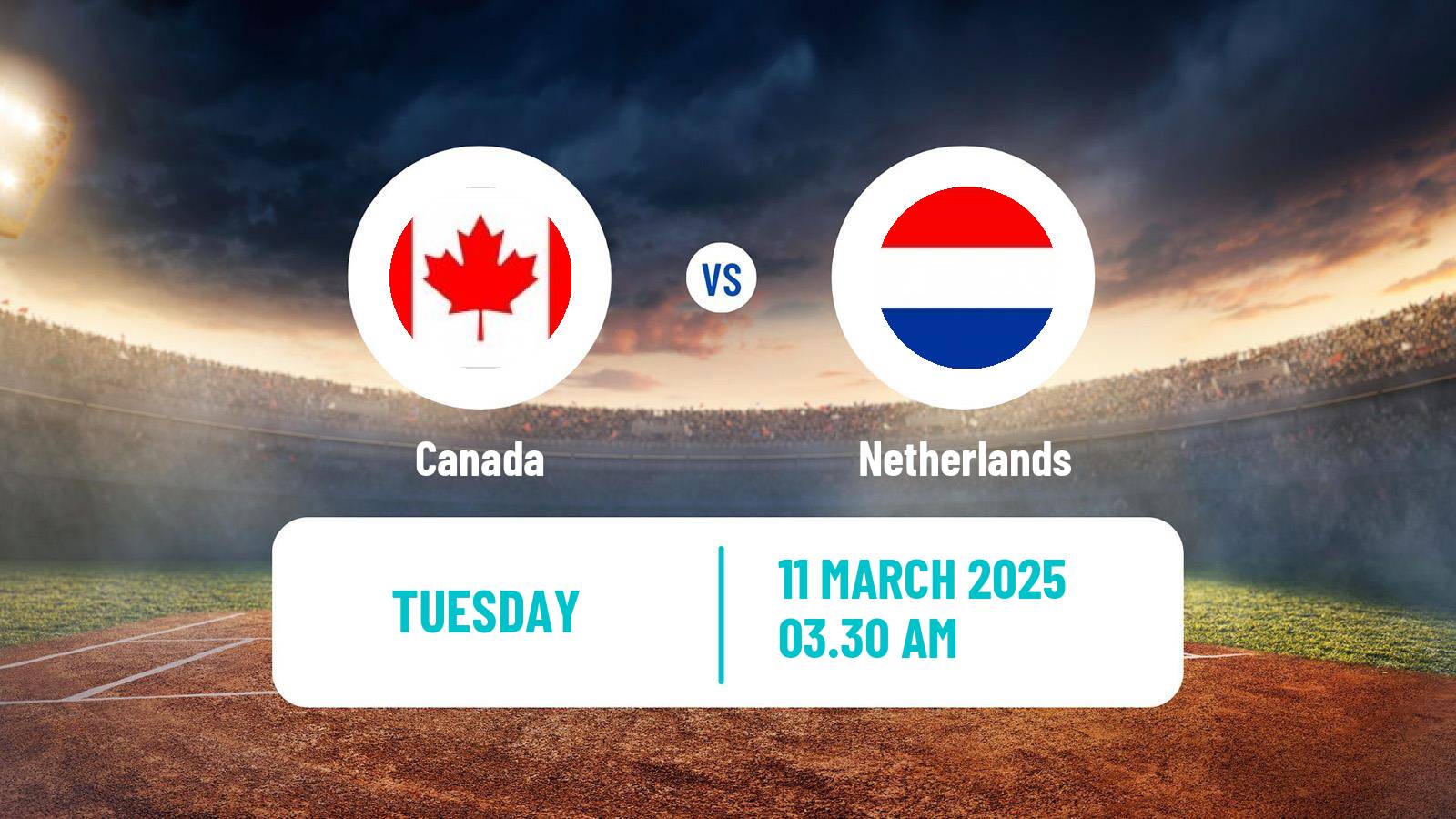 Cricket ICC Cricket World Cup League 2 Canada - Netherlands