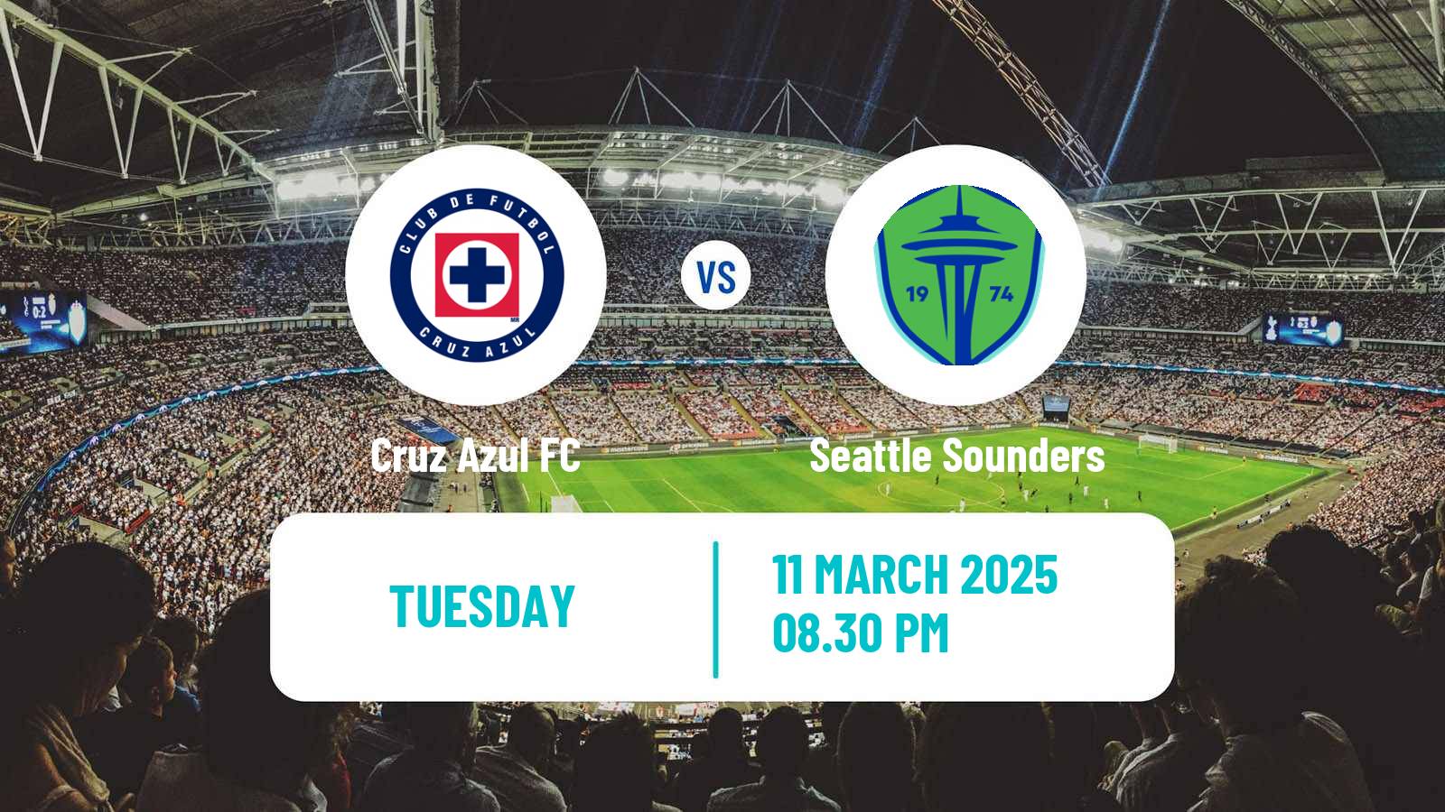 Soccer CONCACAF Champions League Cruz Azul - Seattle Sounders