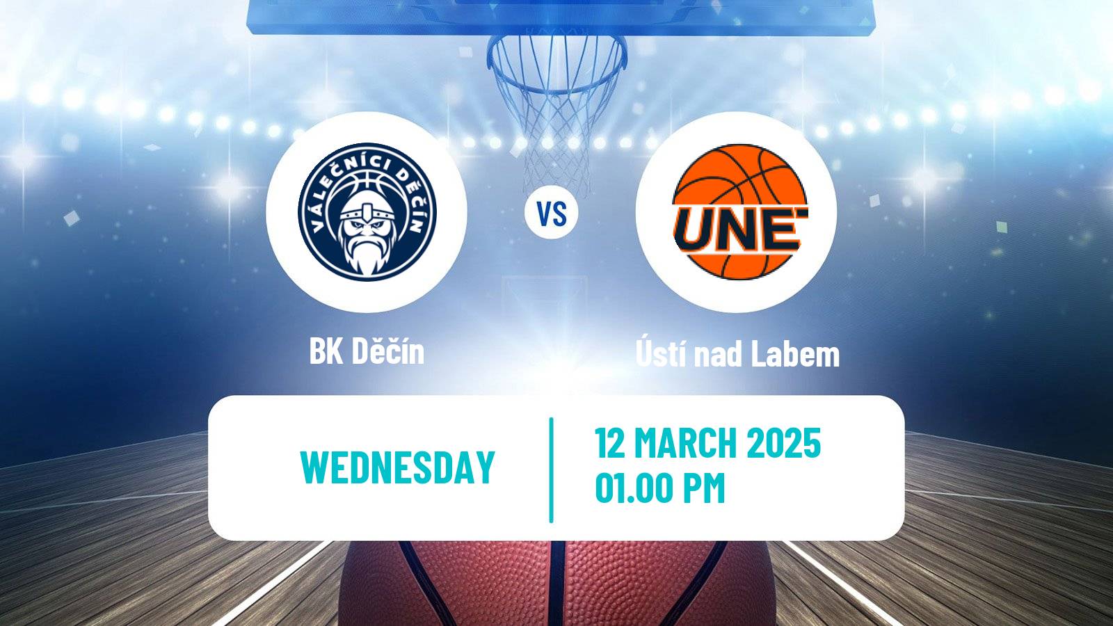 Basketball Czech NBL Děčín - Ústí nad Labem