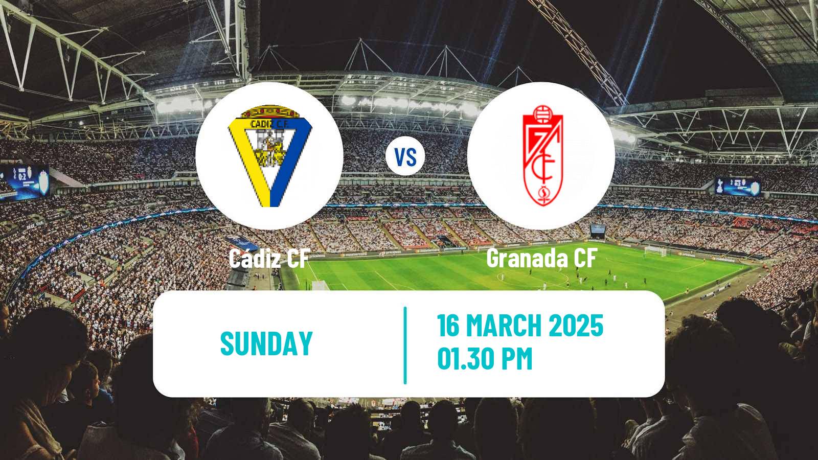 Soccer Spanish LaLiga2 Cádiz - Granada