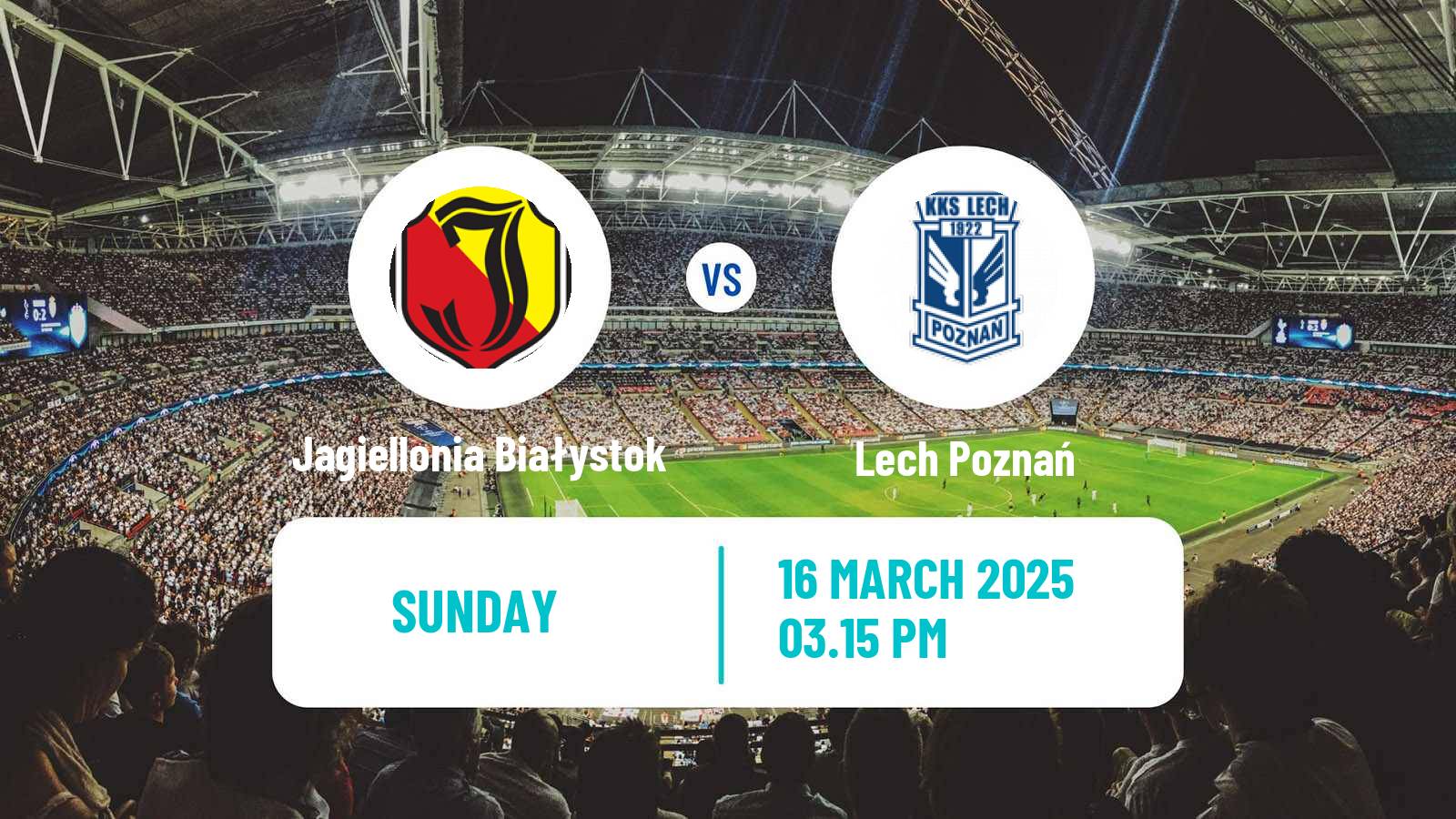 Soccer Polish Ekstraklasa Jagiellonia Białystok - Lech Poznań
