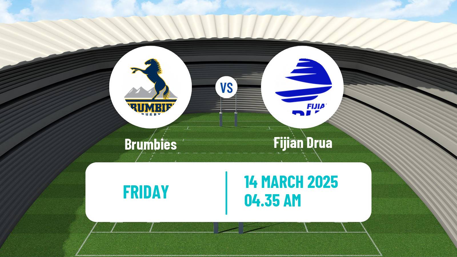 Rugby union Super Rugby Brumbies - Fijian Drua