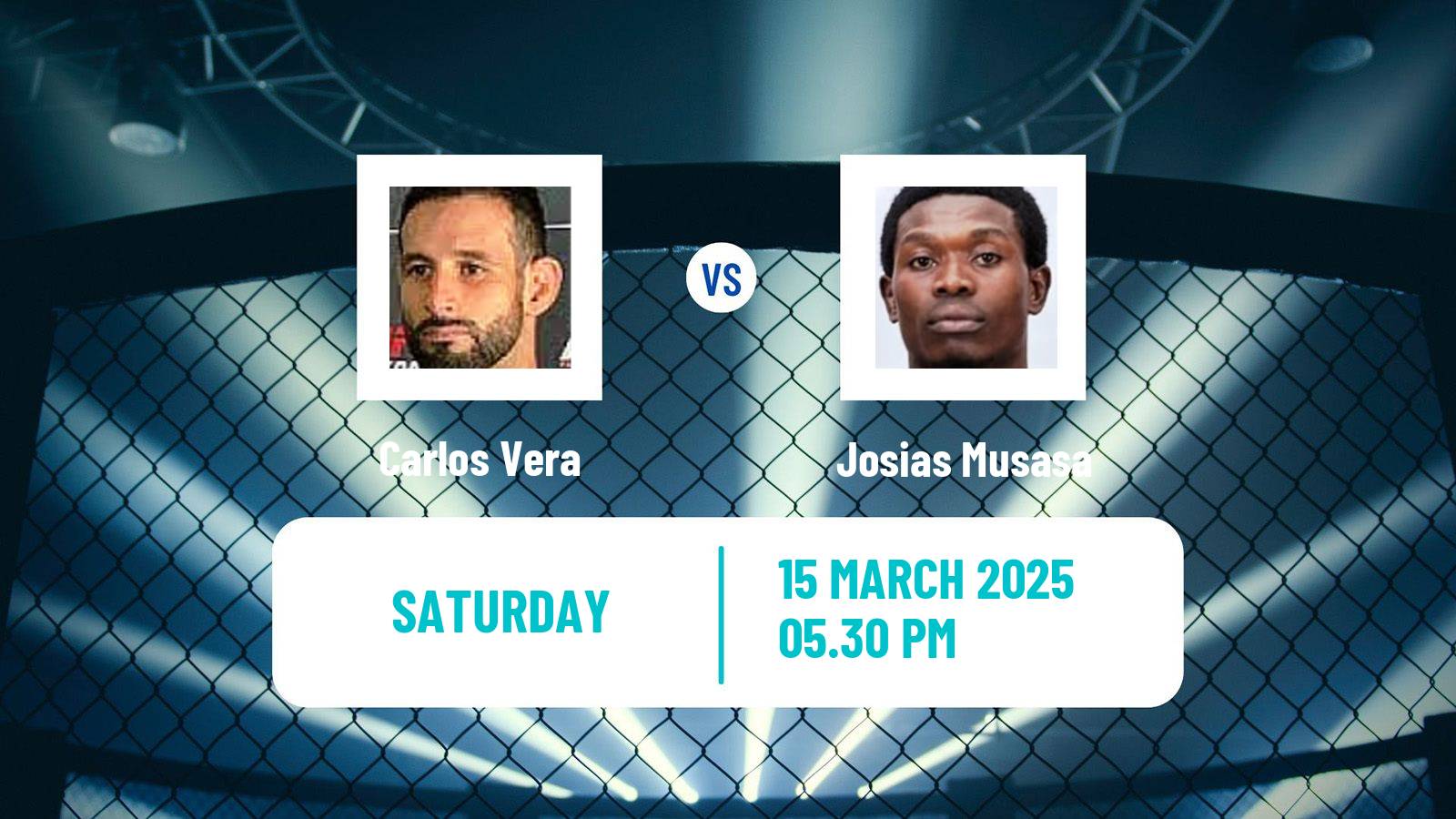 MMA Bantamweight UFC Men Carlos Vera - Josias Musasa