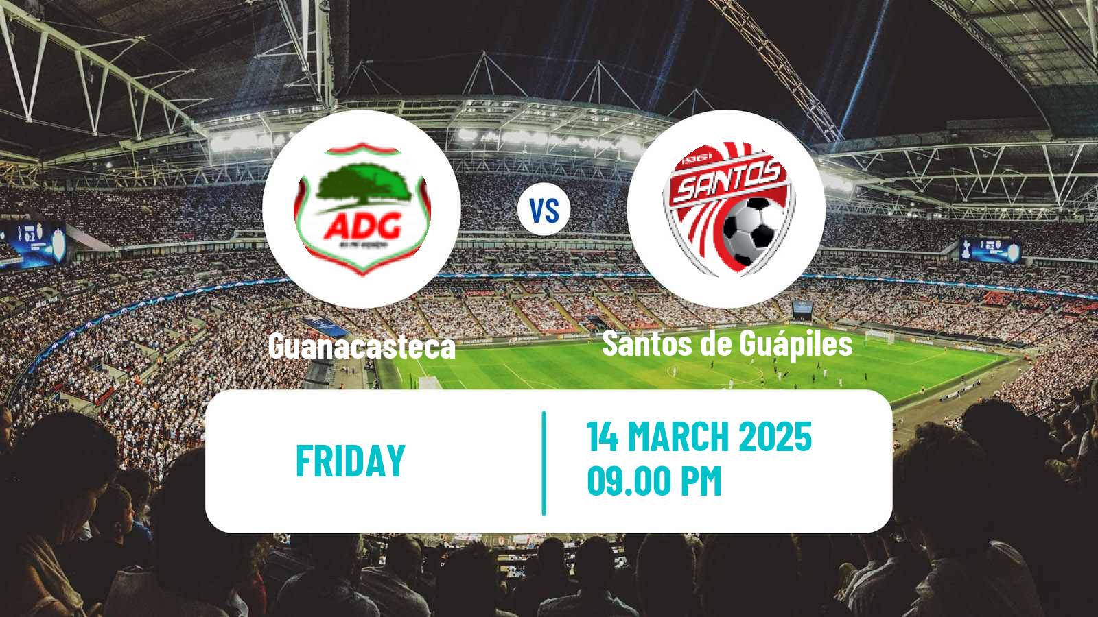 Soccer Costa Rican Primera Division Guanacasteca - Santos de Guápiles