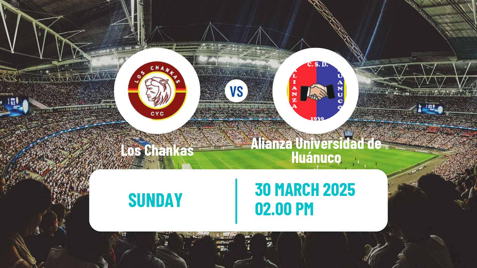 Soccer Peruvian Liga 1 Los Chankas - Alianza Universidad de Huánuco