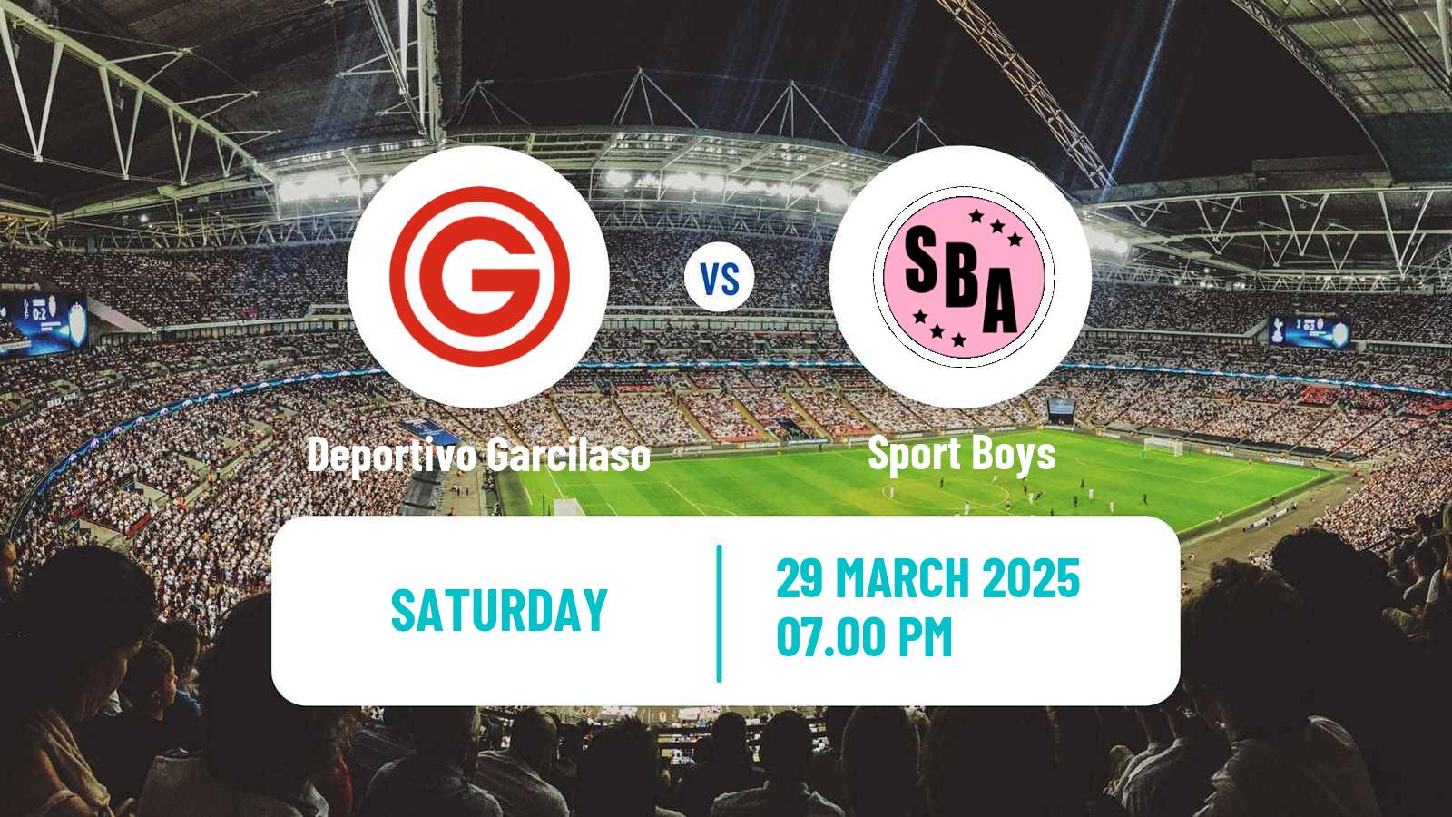 Soccer Peruvian Liga 1 Deportivo Garcilaso - Sport Boys