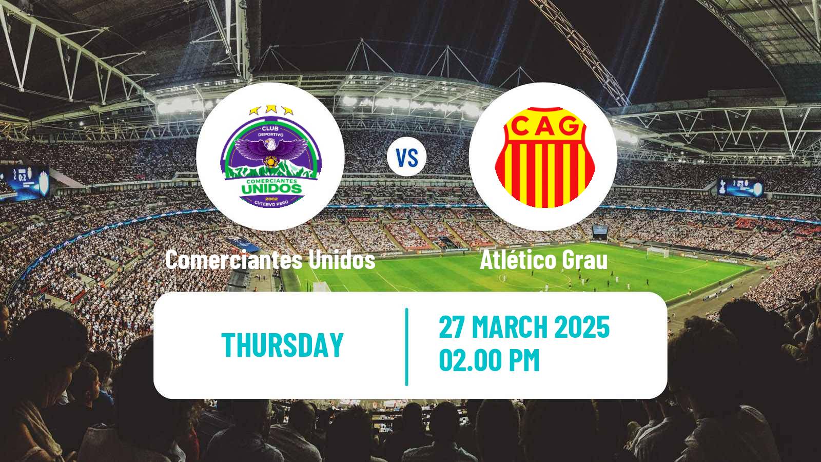 Soccer Peruvian Liga 1 Comerciantes Unidos - Atlético Grau