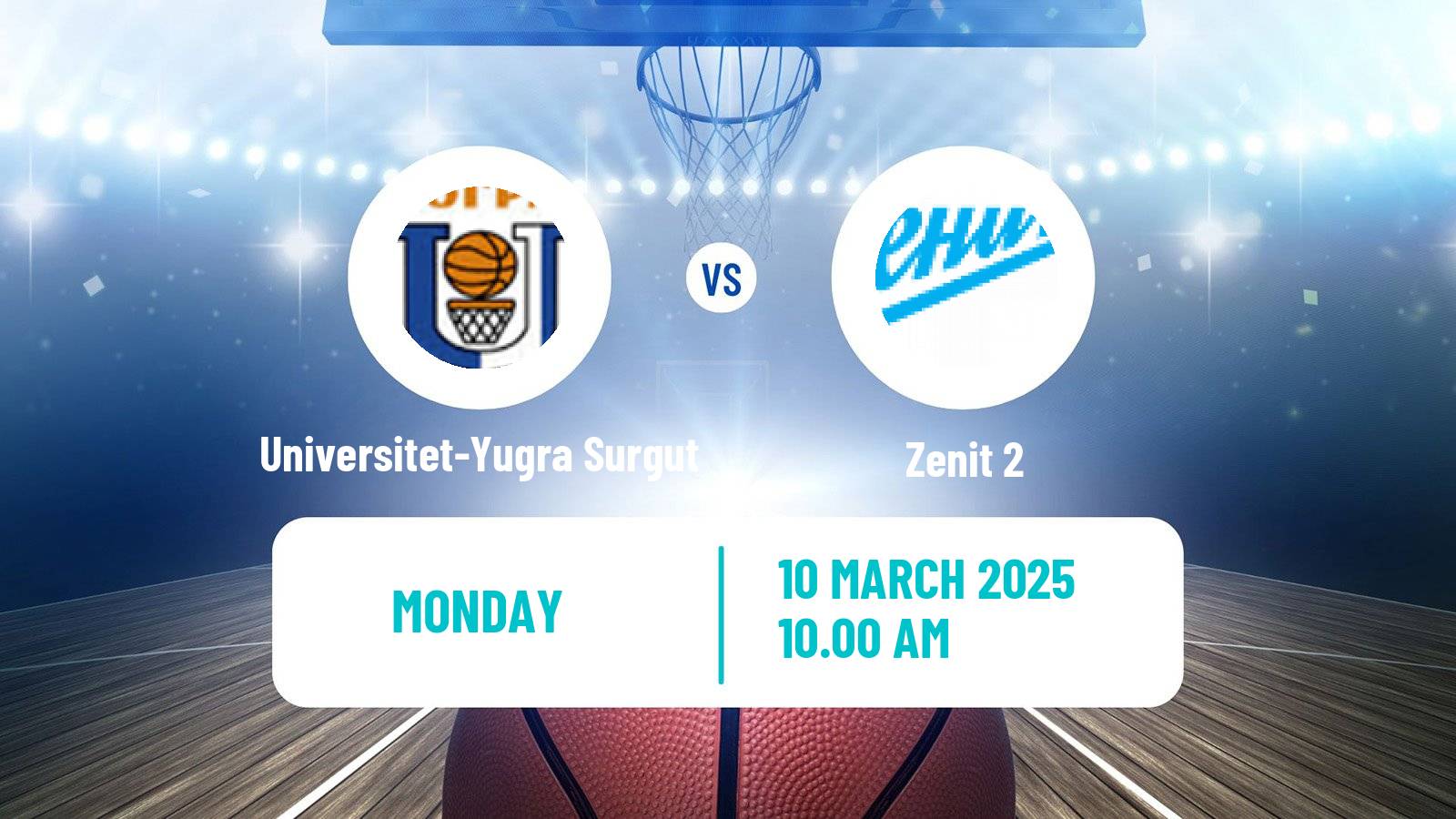 Basketball Russian Super League Basketball Universitet-Yugra Surgut - Zenit 2