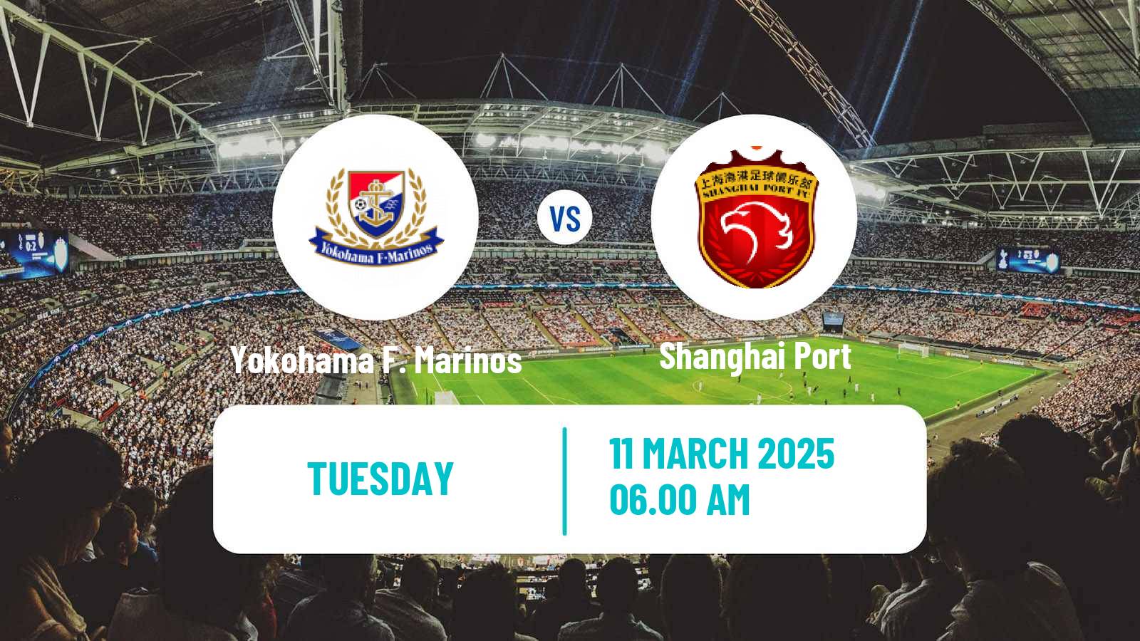 Soccer AFC Champions League Yokohama F. Marinos - Shanghai Port