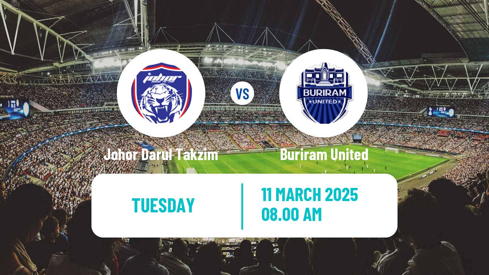 Soccer AFC Champions League Johor Darul Takzim - Buriram United