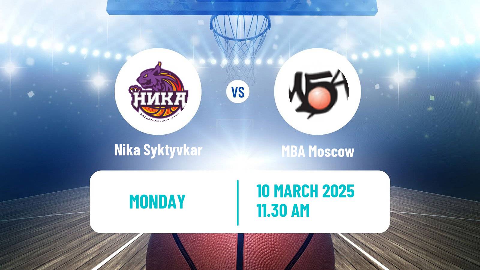 Basketball Russian Premier League Basketball Women Nika Syktyvkar - MBA Moscow
