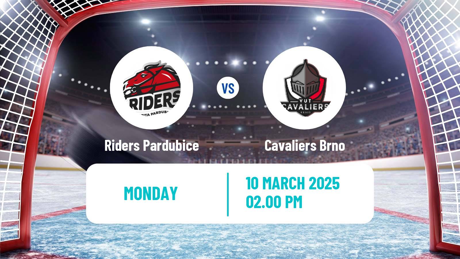 Hockey Czech ULLH Riders Pardubice - Cavaliers Brno