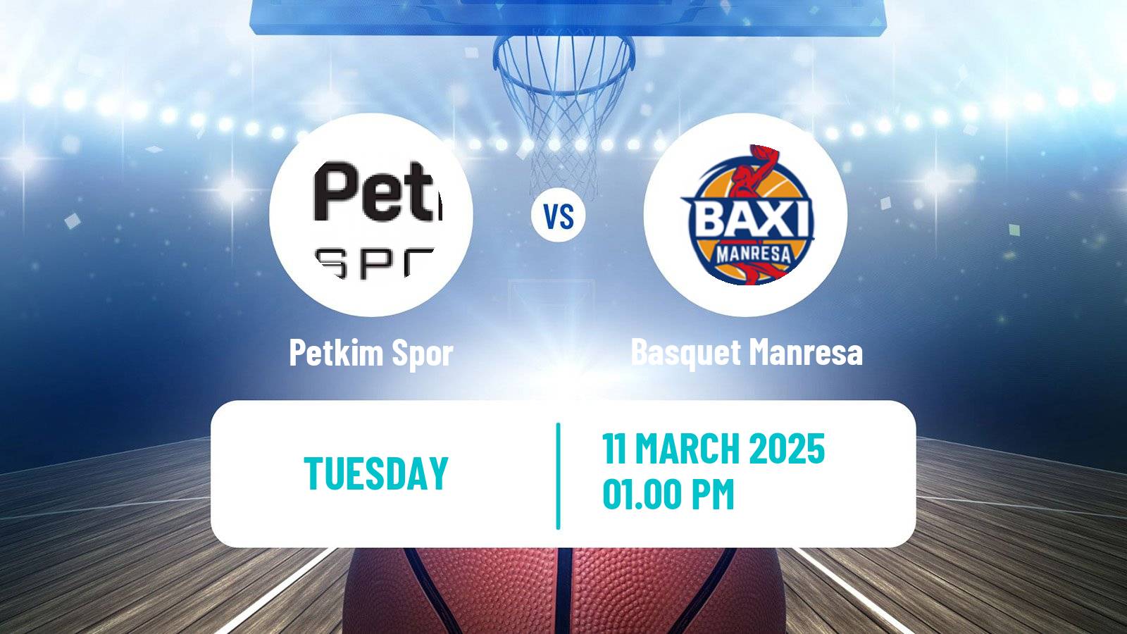 Basketball Champions League Basketball Petkim Spor - Basquet Manresa