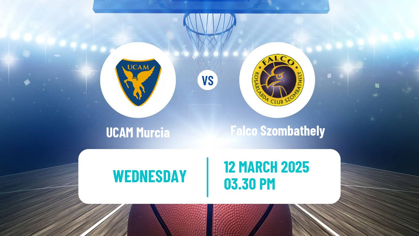 Basketball Champions League Basketball UCAM Murcia - Falco Szombathely
