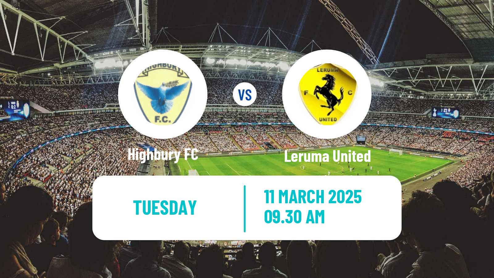Soccer South African First Division Highbury - Leruma United
