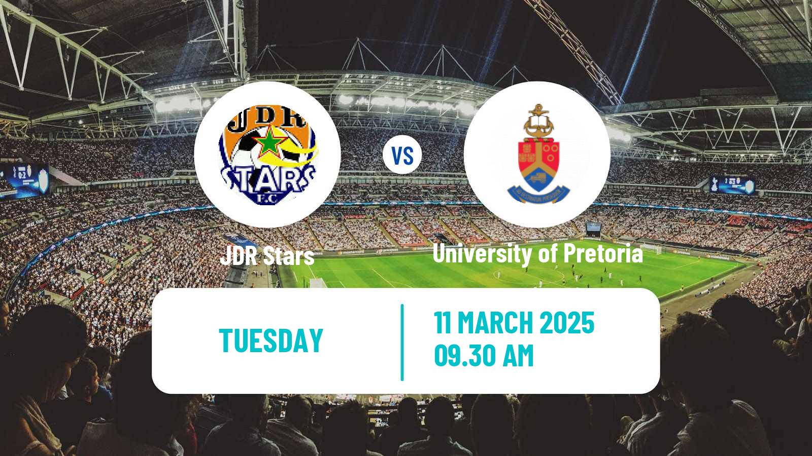 Soccer South African First Division JDR Stars - University of Pretoria
