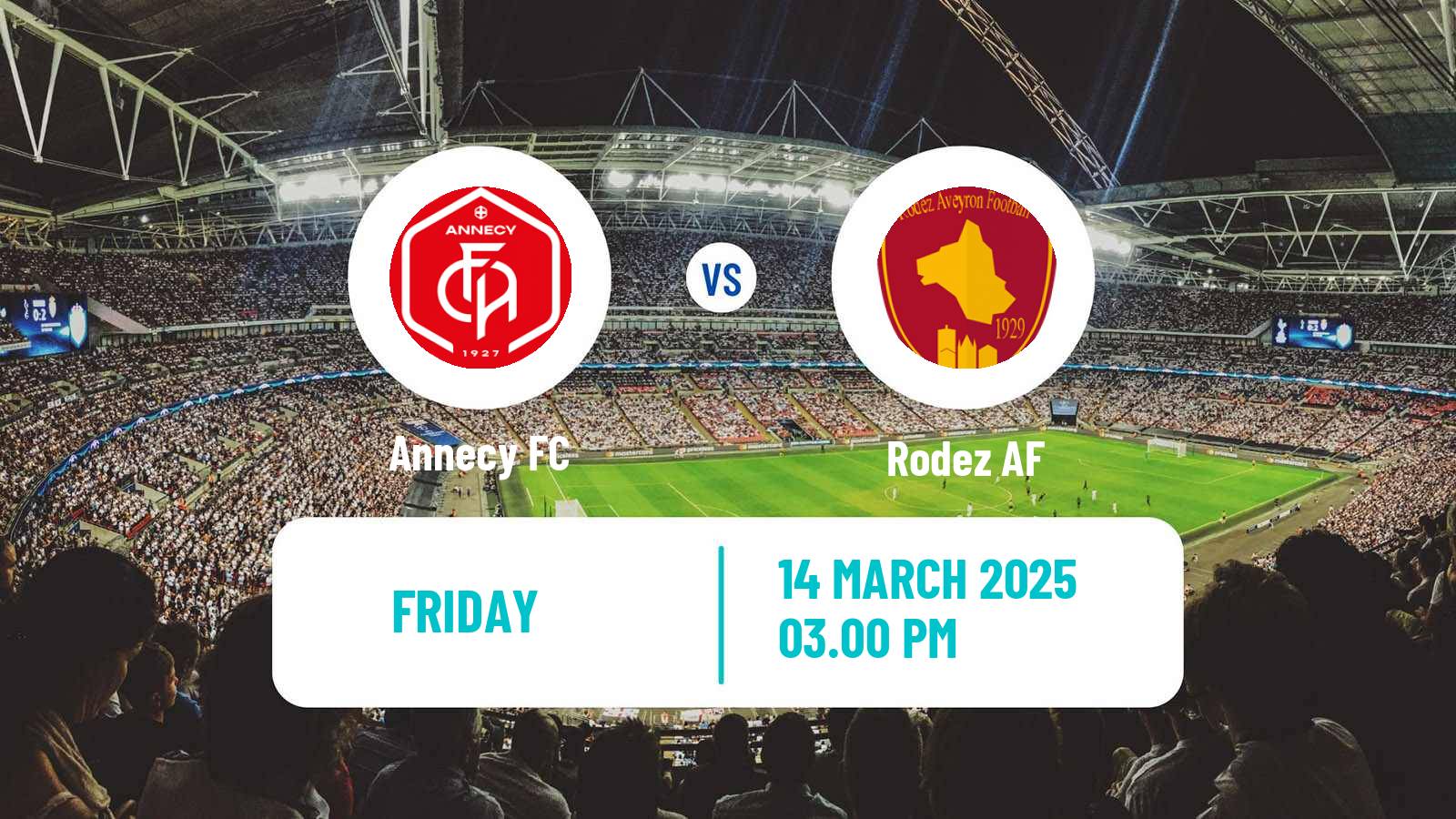 Soccer French Ligue 2 Annecy - Rodez