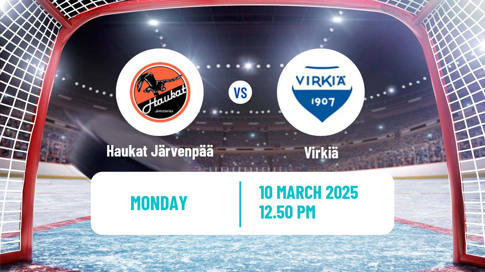 Hockey Finnish Suomi-sarja Haukat Järvenpää - Virkiä