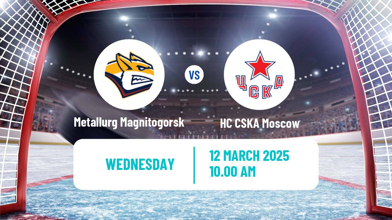 Hockey KHL Metallurg Magnitogorsk - HC CSKA Moscow