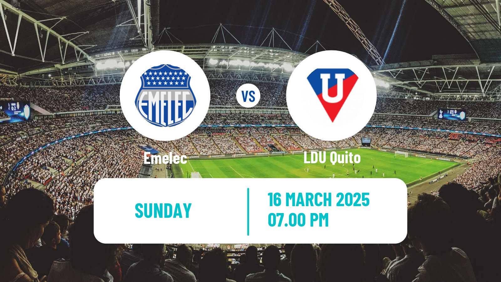 Soccer Ecuadorian Liga Pro Emelec - LDU Quito