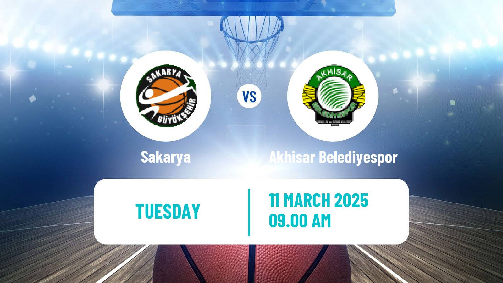 Basketball Turkish TB2L Sakarya - Akhisar Belediyespor