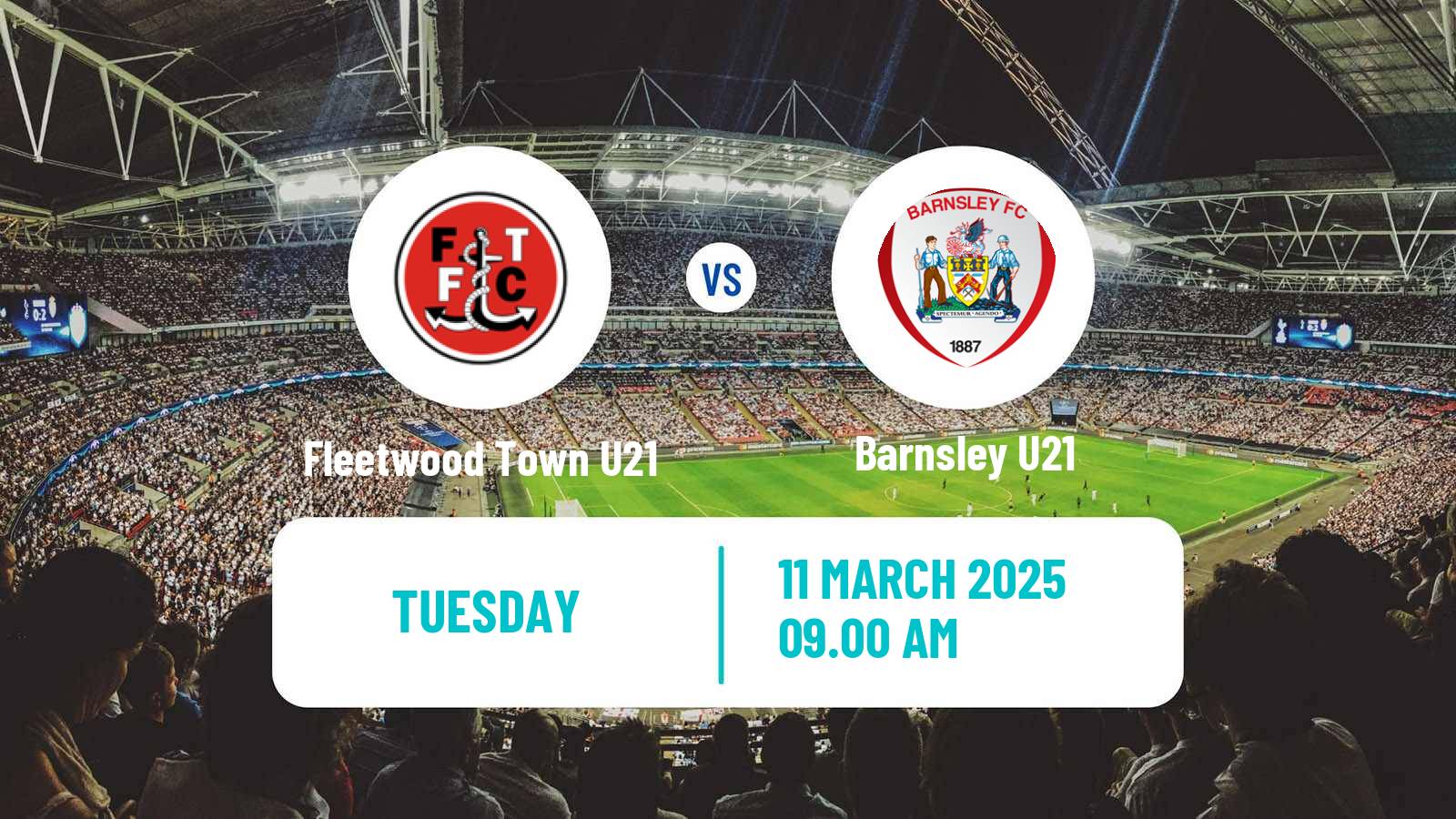 Soccer English Professional Development League Fleetwood Town U21 - Barnsley U21