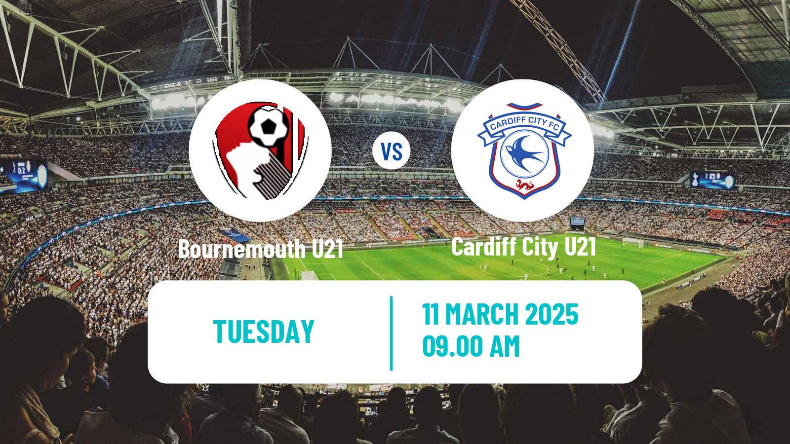 Soccer English Professional Development League Bournemouth U21 - Cardiff City U21