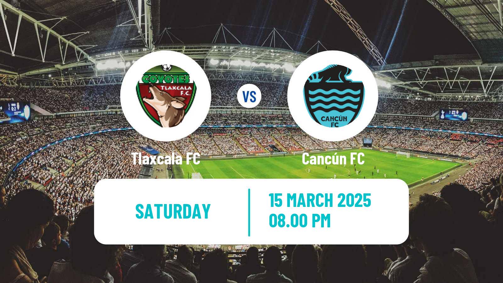Soccer Mexican Liga de Expansion MX Tlaxcala - Cancún