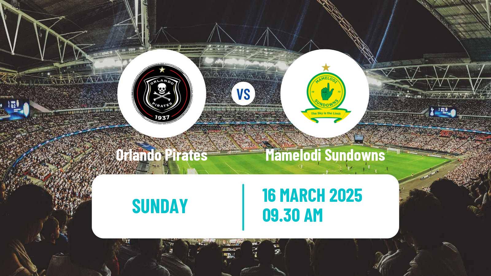 Football South African Premier Soccer League Orlando Pirates - Mamelodi Sundowns